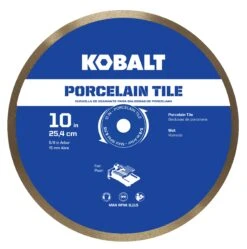 Kobalt 10-in Wet Continuous Rim Diamond Saw Blade