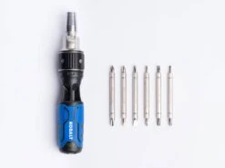 Kobalt 12-in-1 Double Drive 7 -Piece 3-1/2-in Ratcheting Multi-Bit Combination Tip Screwdriver Set
