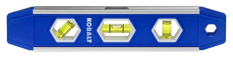 Kobalt Aluminum 9.00-in 3 Vial Magnetic Torpedo Level