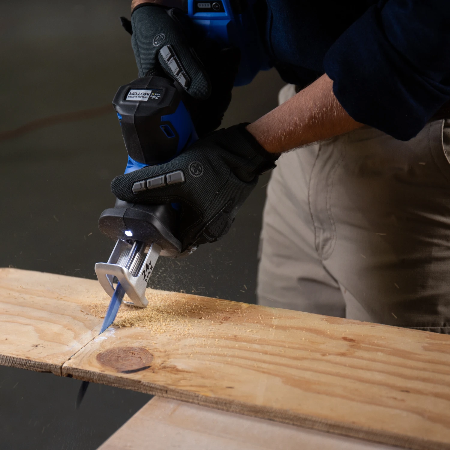 Kobalt 24-volt Variable Speed Brushless Cordless Reciprocating Saw (Battery Not Included) 9 Kobalt 24-volt Variable Speed Brushless Cordless Reciprocating Saw (Battery Not Included) - Image 9