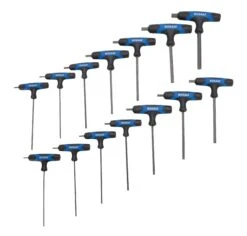 Kobalt T-Handle Standard (SAE) And Metric Combination 14 -Pieces Hex Key Set