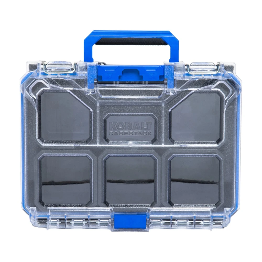 Kobalt CASESTACK 10.14-in W X 13.4-in H X 5-in D Black Plastic Tool Box 2 Kobalt CASESTACK 10.14-in W X 13.4-in H X 5-in D Black Plastic Tool Box - Image 2