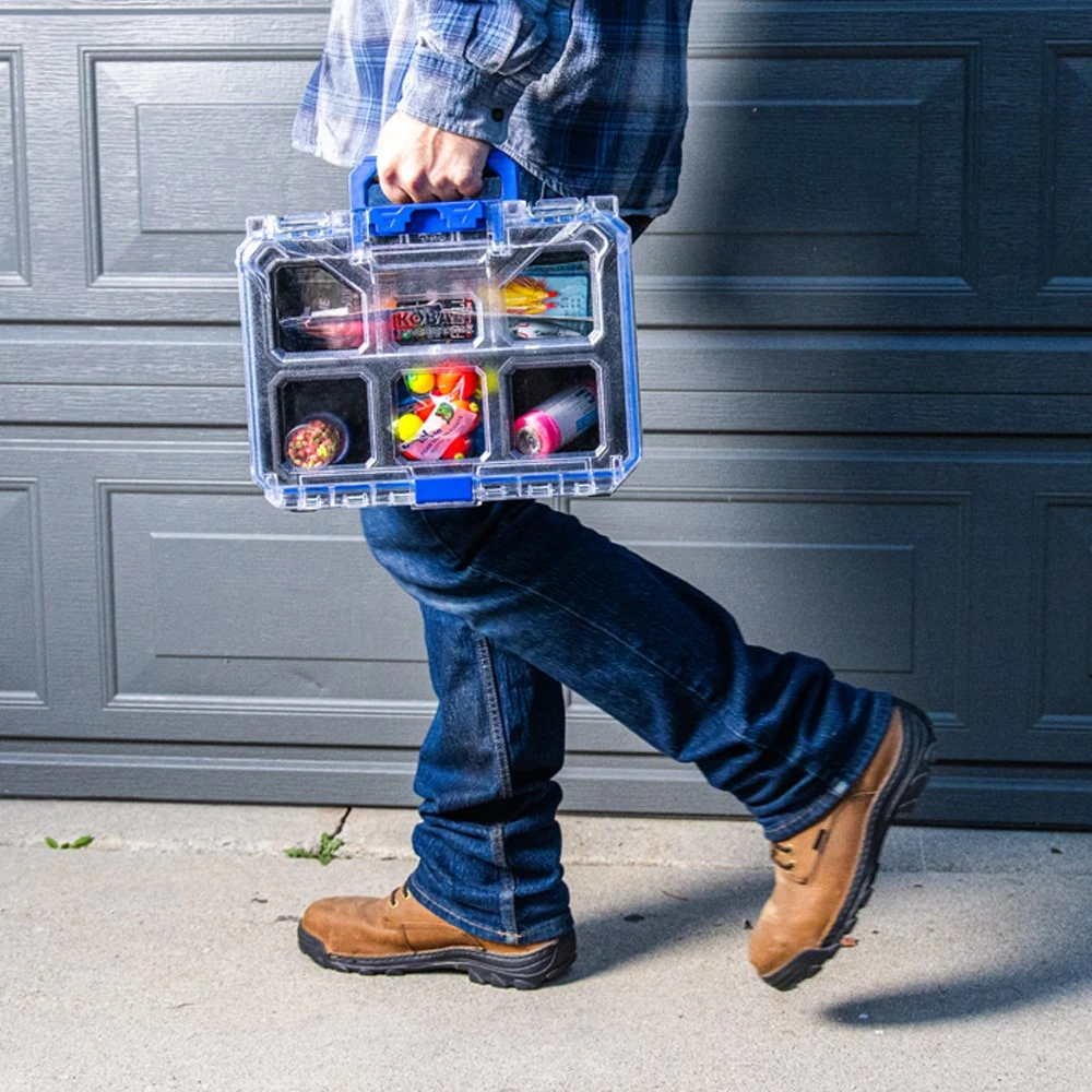 Kobalt CASESTACK 10.14-in W X 13.4-in H X 5-in D Black Plastic Tool Box 7 Kobalt CASESTACK 10.14-in W X 13.4-in H X 5-in D Black Plastic Tool Box - Image 7