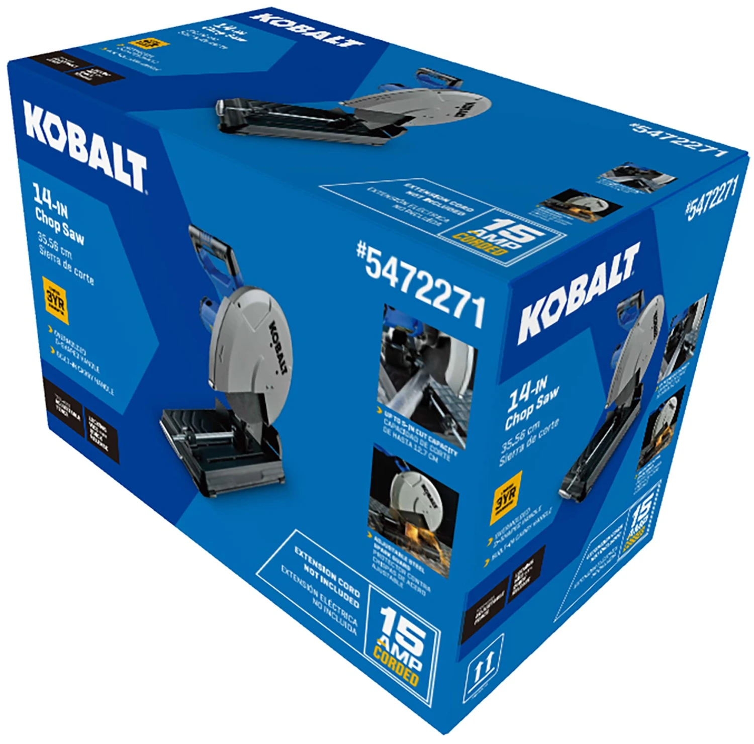 Kobalt 15-Amp 14-in Steel Base Chop Saw 12 Kobalt 15-Amp 14-in Steel Base Chop Saw - Image 12