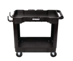 Kobalt 32.6-in Shelf 500-lb Capacity Utility Cart