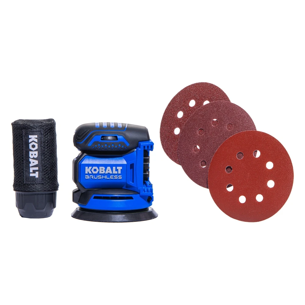 Kobalt 24-Volt Brushless Variable Speed Random Orbital Cordless Sander With Dust Management (Battery Not Included) 2 Kobalt 24-Volt Brushless Variable Speed Random Orbital Cordless Sander With Dust Management (Battery Not Included) - Image 2