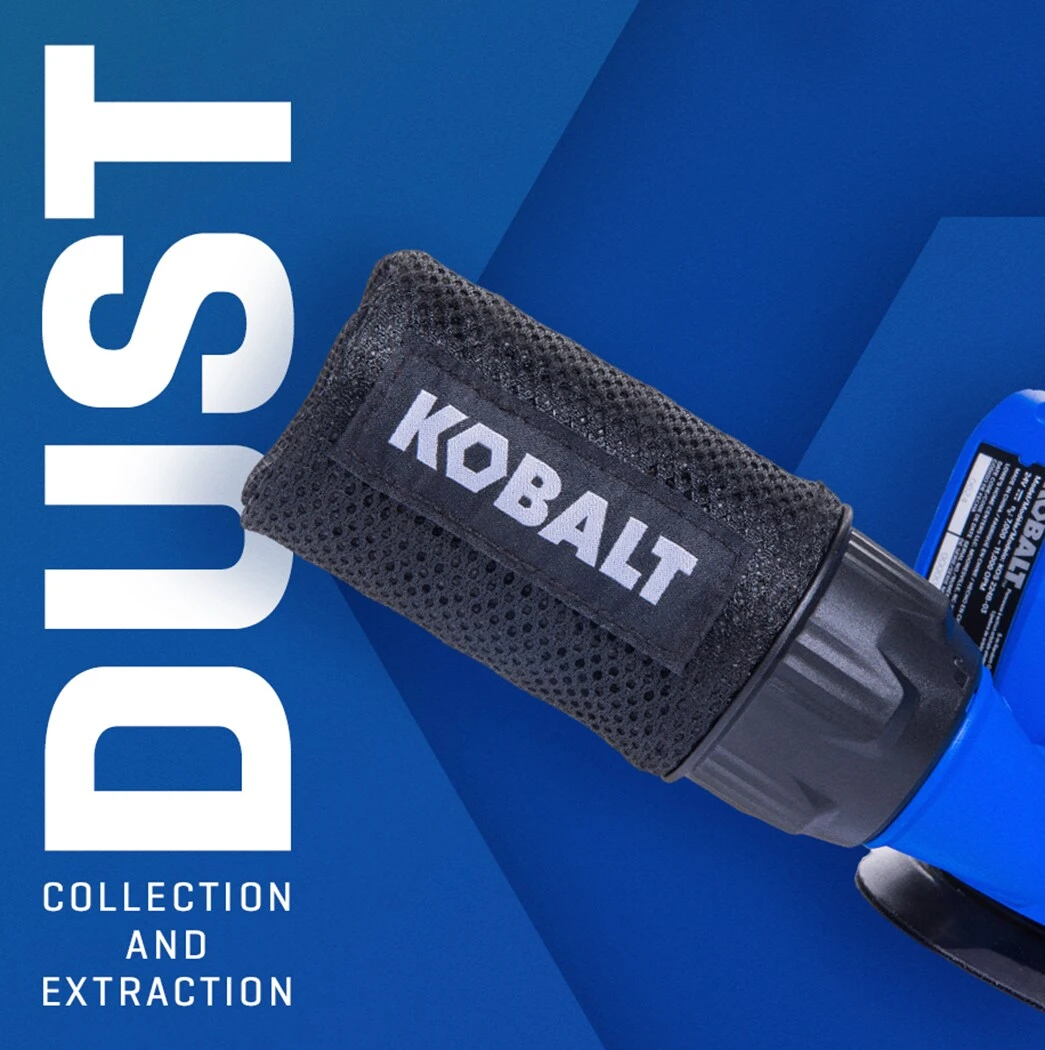Kobalt 24-Volt Brushless Variable Speed Random Orbital Cordless Sander With Dust Management (Battery Not Included) 6 Kobalt 24-Volt Brushless Variable Speed Random Orbital Cordless Sander With Dust Management (Battery Not Included) - Image 6