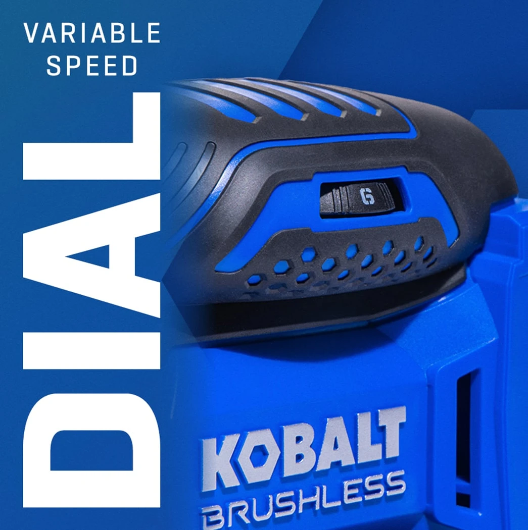 Kobalt 24-Volt Brushless Variable Speed Random Orbital Cordless Sander With Dust Management (Battery Not Included) 3 Kobalt 24-Volt Brushless Variable Speed Random Orbital Cordless Sander With Dust Management (Battery Not Included) - Image 3