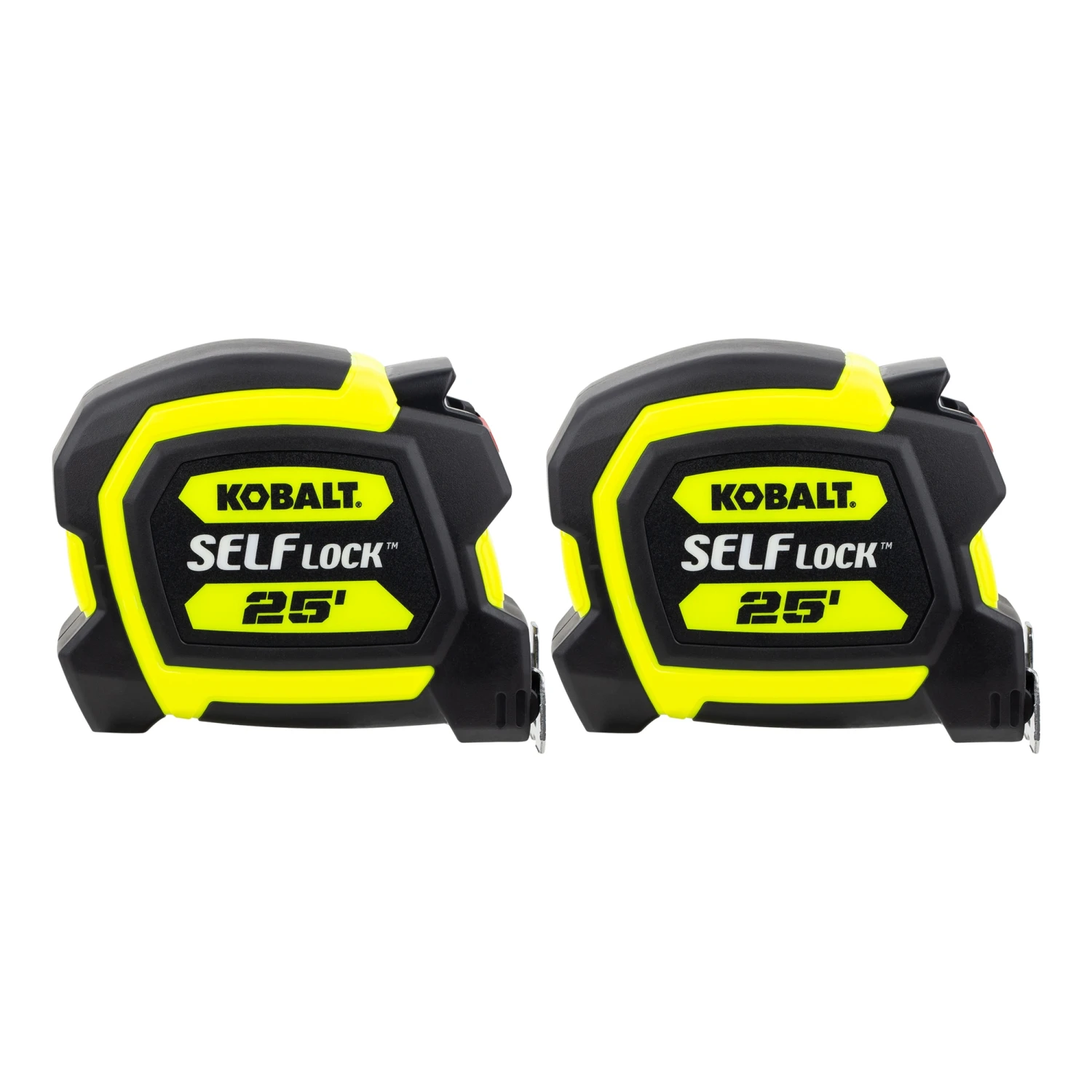Kobalt Self Lock 2 -Pack 25-ft Auto Lock Tape Measure 1 Kobalt Self Lock 2 -Pack 25-ft Auto Lock Tape Measure