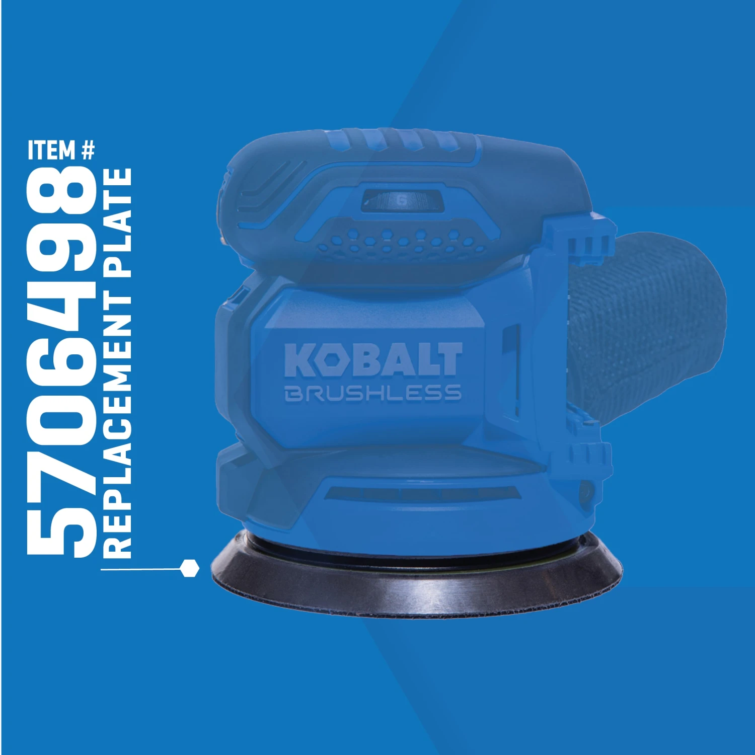 Kobalt 24-Volt Variable Speed Orbital Sander With Dust Management 2 Kobalt 24-Volt Variable Speed Orbital Sander With Dust Management - Image 2