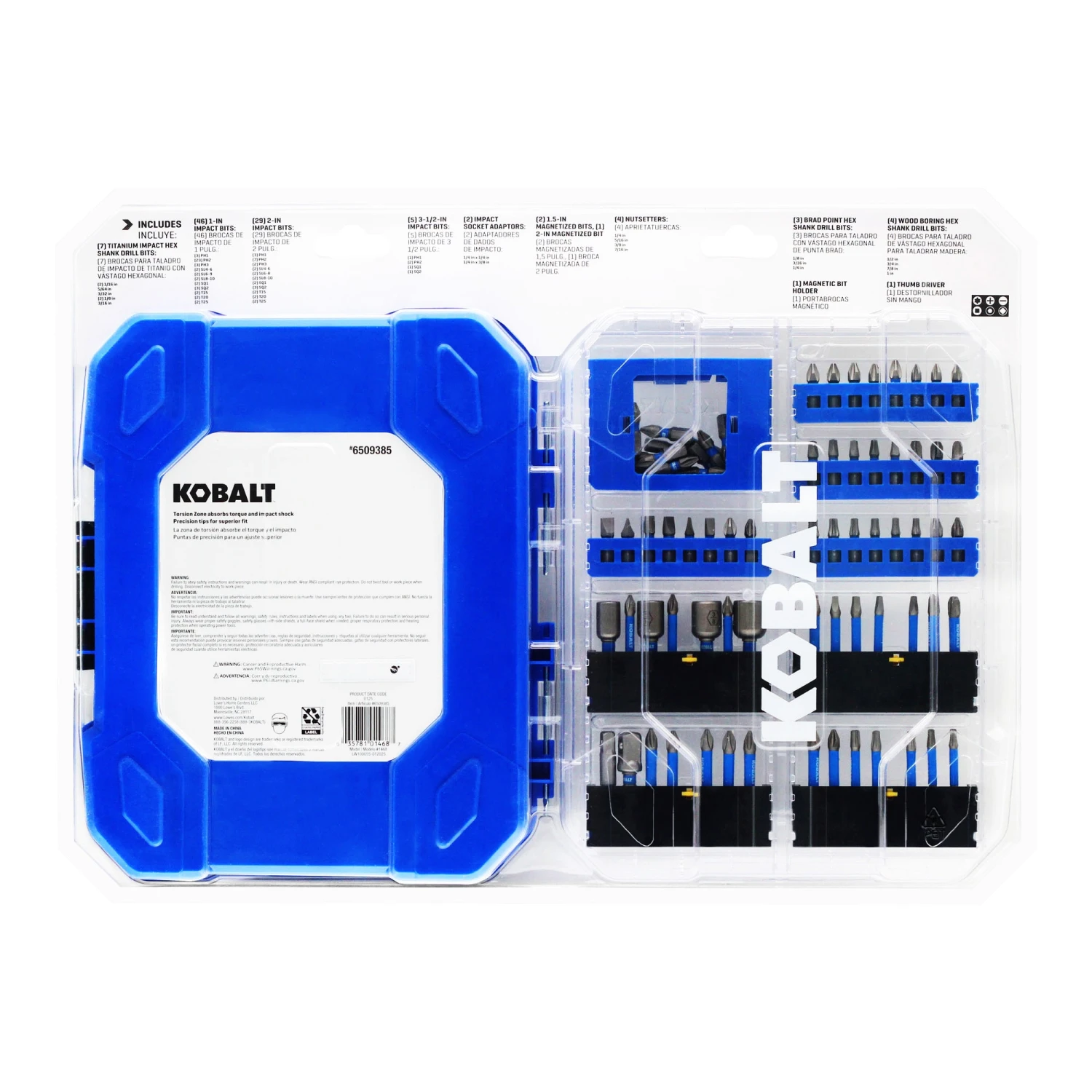 Kobalt Impact Driver Bit Set 105 -Piece 5 Kobalt Impact Driver Bit Set 105 -Piece - Image 5