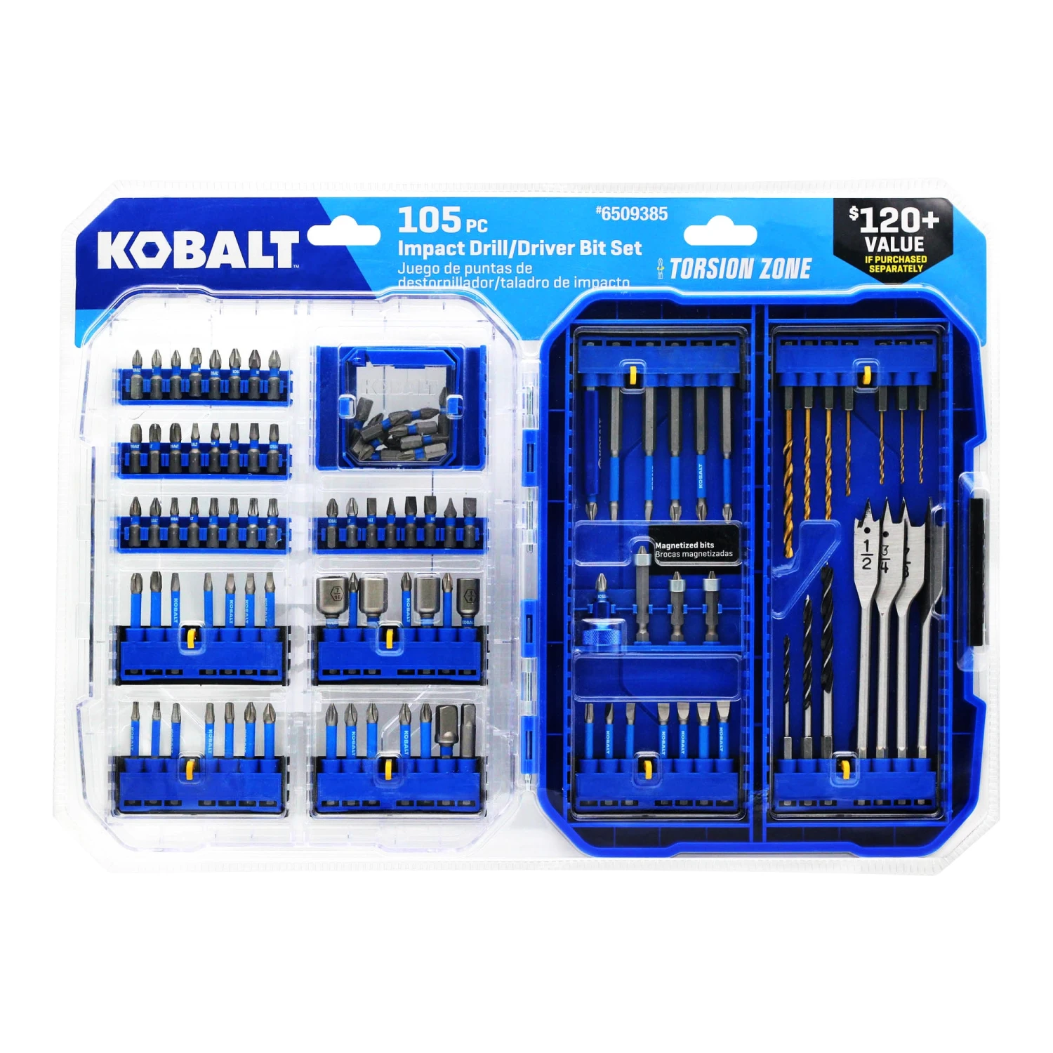 Kobalt Impact Driver Bit Set 105 -Piece 1 Kobalt Impact Driver Bit Set 105 -Piece