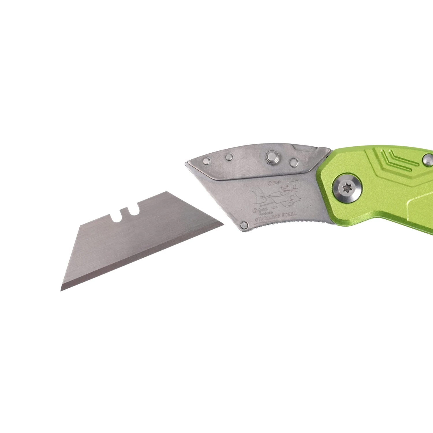 Kobalt High-vis Pocket Lockback 3/4-in 1 -Blade Folding Utility Knife 3 Kobalt High-vis Pocket Lockback 3/4-in 1 -Blade Folding Utility Knife - Image 3