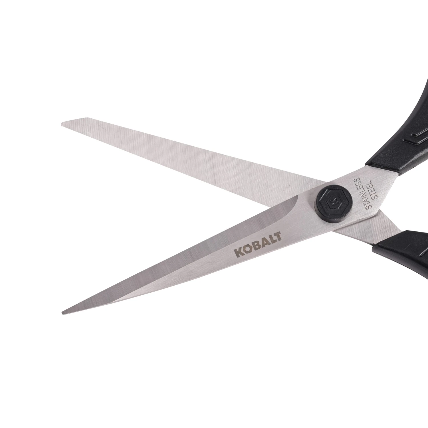 Kobalt 4.5-in Stainless Steel Non-slip Soft Grip Scissors 3 Kobalt 4.5-in Stainless Steel Non-slip Soft Grip Scissors - Image 3