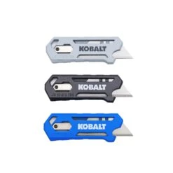 Kobalt 3pk Mini Rapid Aluminum 3/4-in 3 -Blade Retractable Utility Knife