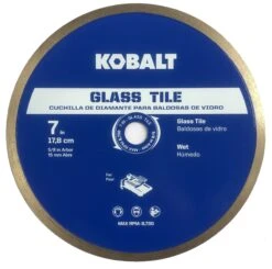 Kobalt GL07 7-in Wet Continuous Rim Diamond Saw Blade